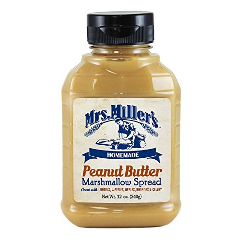Mrs. Millers Homemade Peanut Butter Marshmallow Spread 12 Oz. Ja