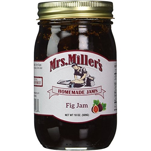 Mrs. Millers Amish Homemade Fig Jam 18 Oz/509G - 2 Jars