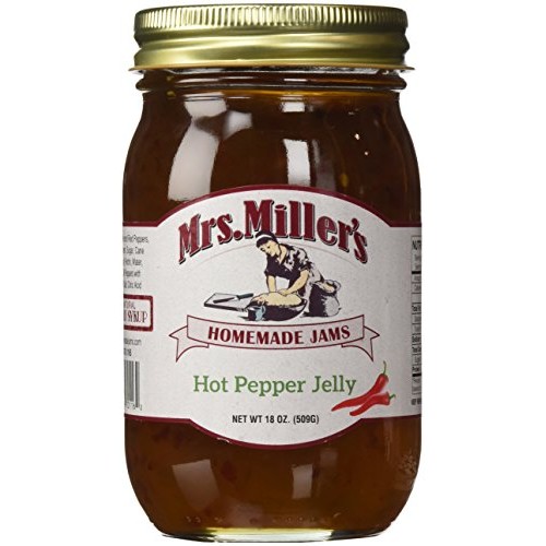 Mrs. Millers Amish Homemade Hot Pepper Jelly - 18 Oz 2 Jars-