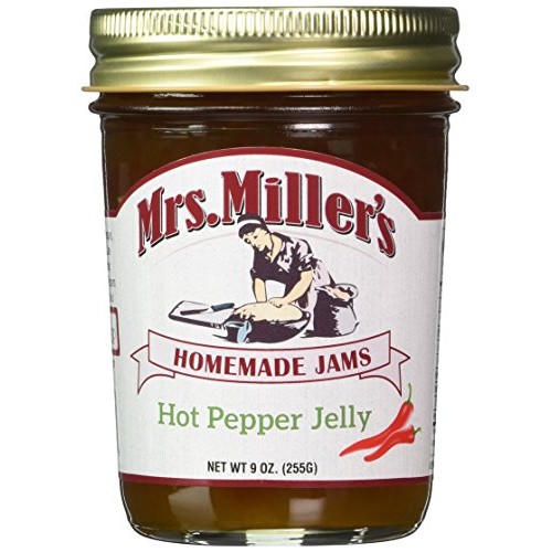 Mrs. Millers Amish Made Hot Pepper Jelly 9 Ounces - 2 Pack