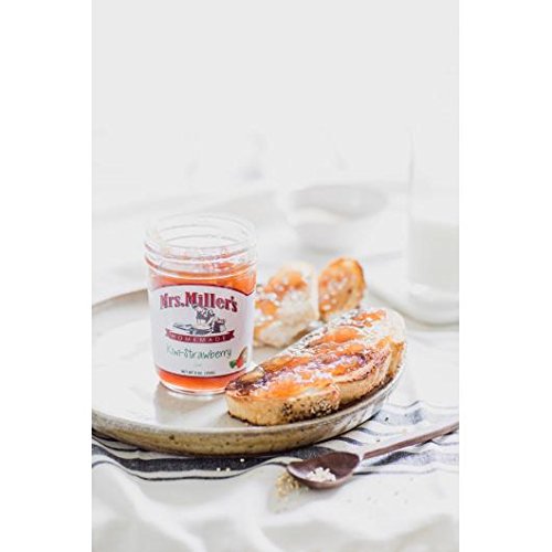 Mrs Millers Amish Made Kiwi Strawberry Jam 9 Ounces - 2 Pack
