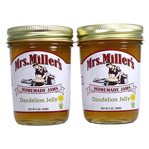 Mrs. Millers Homemade Dandelion Jelly 9 Ounces - 2 Pack