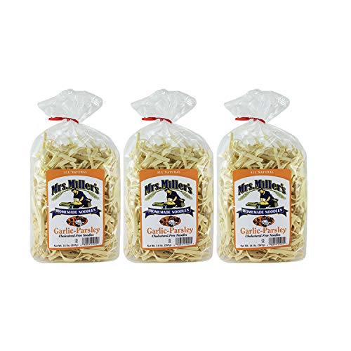 Mrs. Millers Homemade Garlic Parsley Noodles 14 Oz. Bag 3 Bags