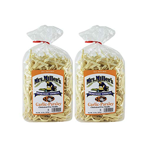 Mrs. Millers Homemade Garlic Parsley Noodles 14 Oz. Bag 2 Bags