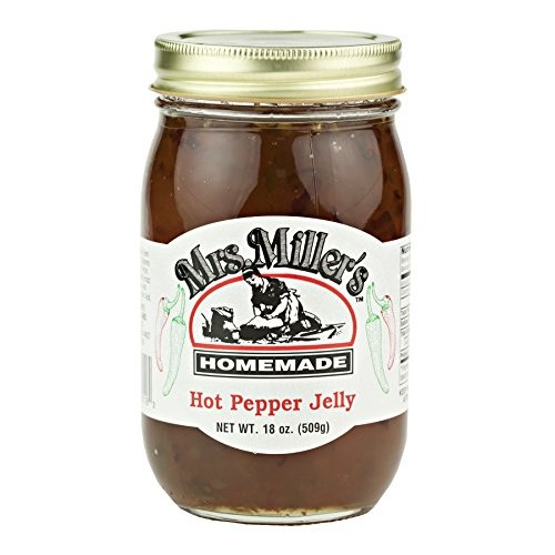 Mrs. Millers Homemade Hot Pepper Jelly 18 Oz. 3 Jars