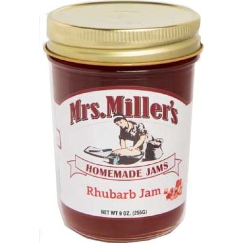 Mrs. Millers Homemade Jams Homemade Rhubarb Jam 9 Ounce - 2 Pack