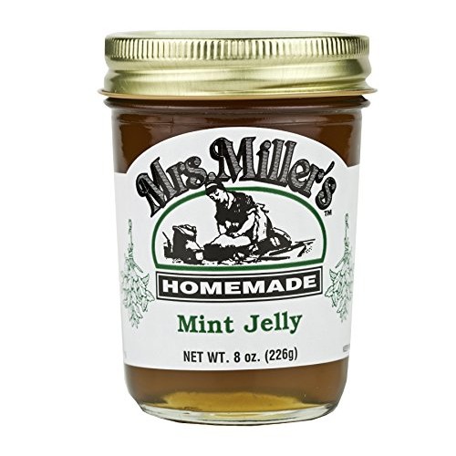 Mrs Millers Homemade Mint Jelly 8 Oz. 3 Jars