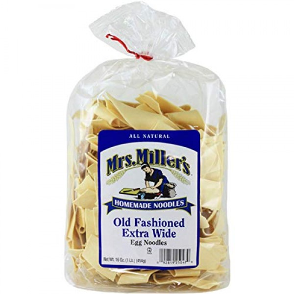 Mrs. Millers Homemade Old Fashioned Egg Noodles, Extra Wide, 16