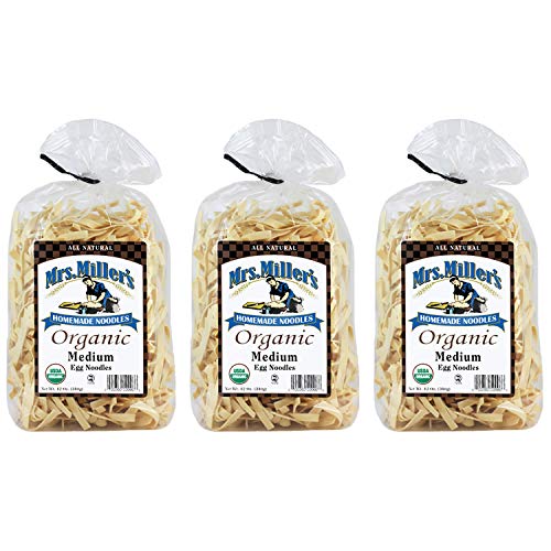 Mrs. Millers Homemade Organic Egg Noodles, Medium, 12 Oz Pack