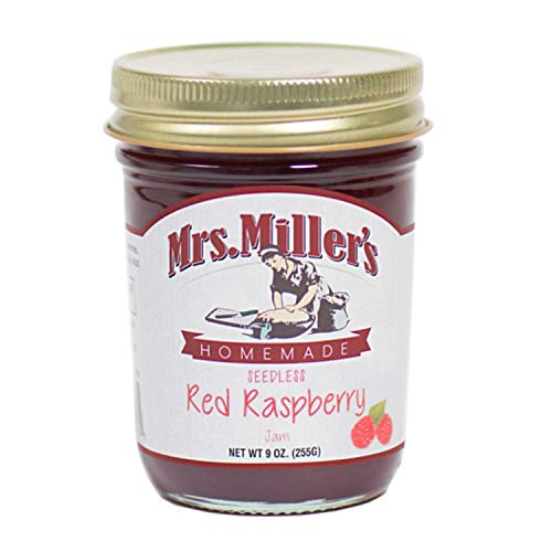 Mrs. Millers Homemade Red Raspberry Jam 9 Oz