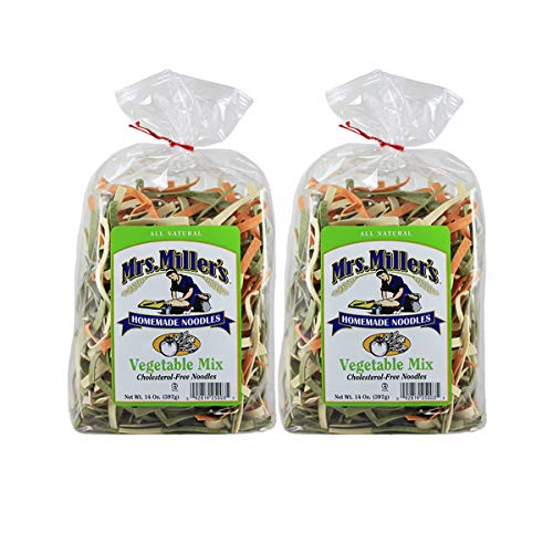 Mrs. Millers Homemade Vegetable Mix Noodles 14 Oz. Bag 2 Bags