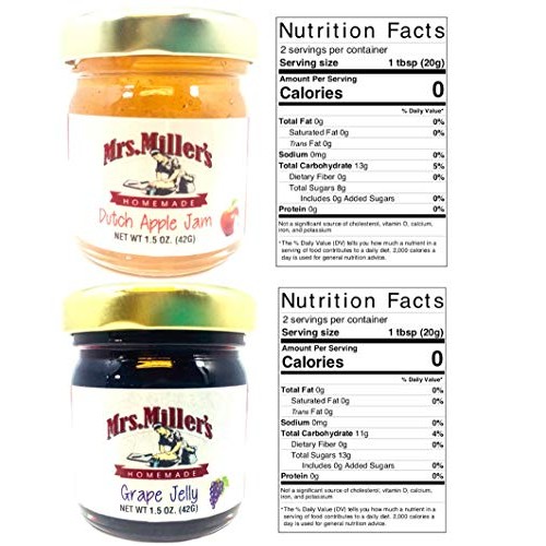 Mrs. Millers Mini Farm Stand, Jams And Jellies, Sampler, Variet