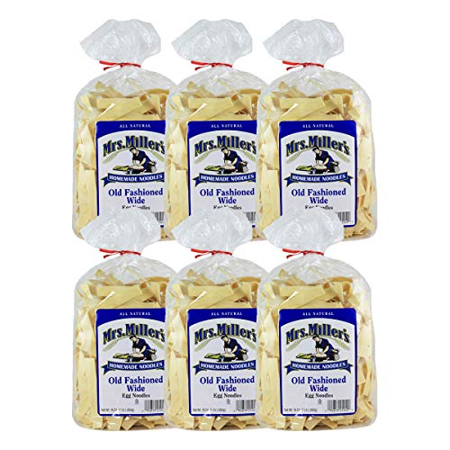 Mrs. Millers Old Fashioned Wide Noodles, 16-Ounce Pack Of 6 B