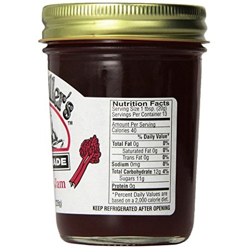 Mrs Millers Rhubarb Jam 3 X 8Oz
