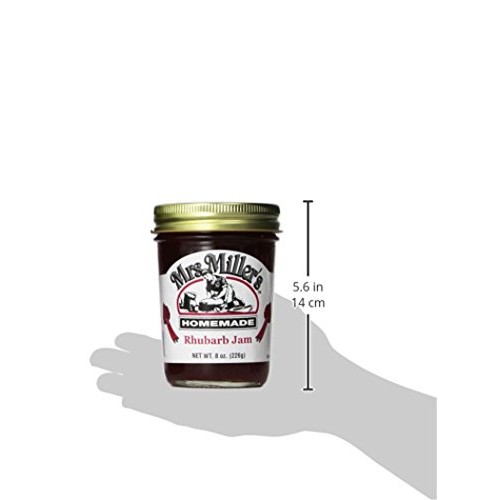 Mrs Millers Rhubarb Jam 3 X 8Oz