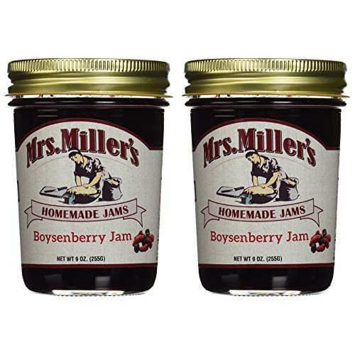 Mrs. Millers Amish Home Made Boysenberry Jam, 9 Ounce Pack Of 2
