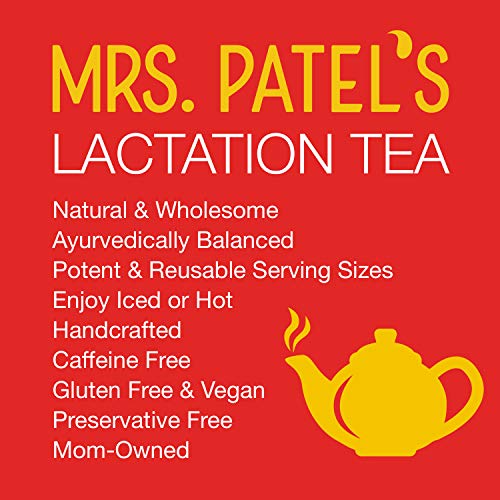 Mrs. Patels Lactation Tea, Chai Spice Blend, Rich &Amp; Sweet, For