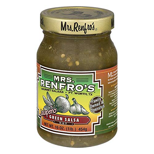 Mrs. Renfros Hot Green Jalapeno Salsa, 16 Oz Mrs. Renfros Hot Green Jalapeno Salsa, 16 Oz