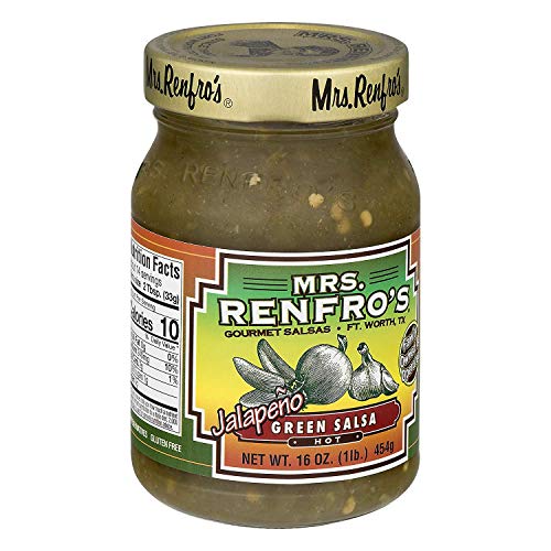 Mrs. Renfros Hot Green Jalapeno Salsa, 16 Oz Mrs. Renfros Hot Green Jalapeno Salsa, 16 Oz