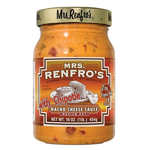 Mrs. Renfros Nacho Cheese Sauce With Chipotle, 16 Oz 2 Pack