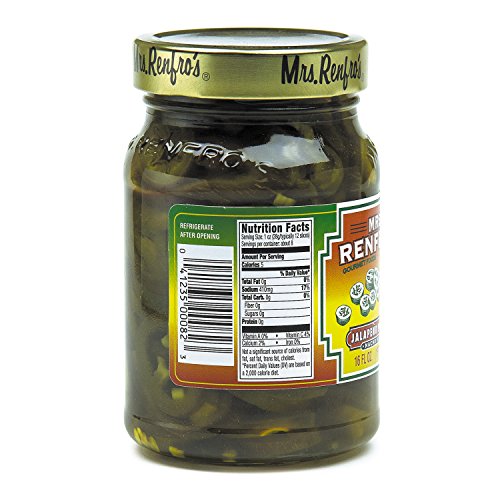 Mrs. Renfros Nacho Sliced Jalapeno Peppers, 16 oz