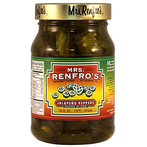 Mrs. Renfros Nacho Sliced Jalapeno Peppers, 16 oz
