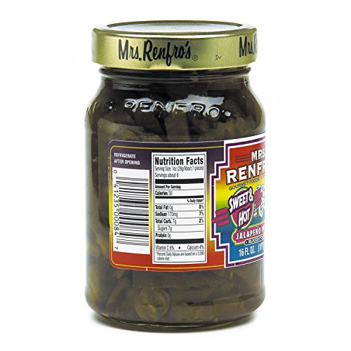 Mrs. Renfros Sweet &Amp; Hot Jalapeno Peppers, 16 Oz 2 Pack