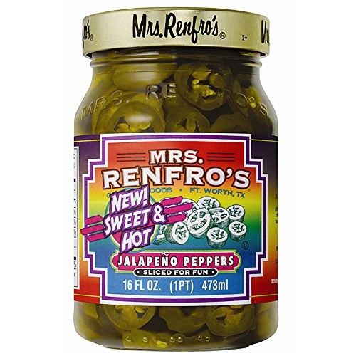 Mrs. Renfros Sweet &Amp; Hot Jalapeno Peppers, 16 Oz 2 Pack