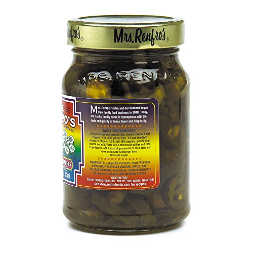 Mrs. Renfros Sweet &Amp; Hot Jalapeno Peppers, Gluten Free, 16 Oz J