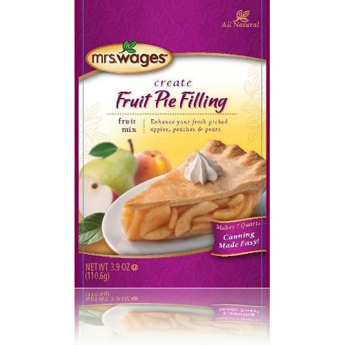 Mrs. Wages Fruit Pie Filling Mix - 6 Six - 3.9 Oz Packets