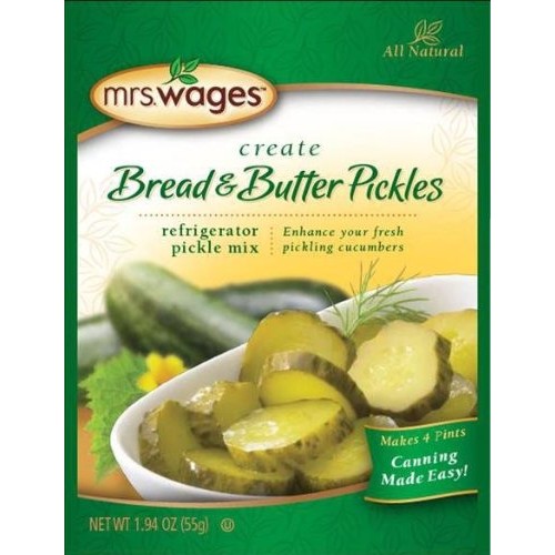 Mrs Wages Bread &Amp; Butter Pickle Mix, 1.94 Ounce Pack Of 6