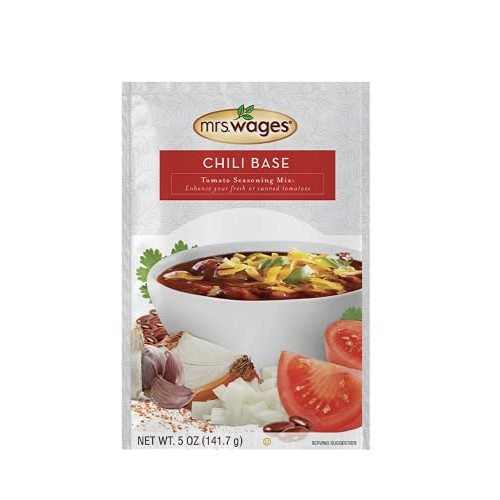 Mrs Wages Chili Base Canning Mix, 5 Oz Package Value Pack Of 6