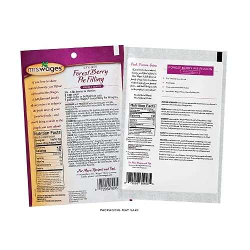 Mrs. Wages Forest Berry Pie Seasoning Mix Value Pack Of 12