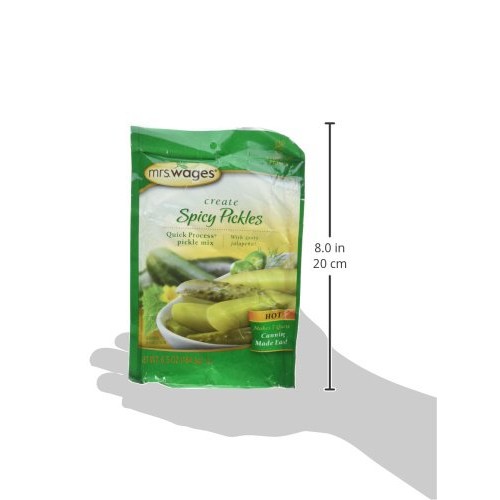 Mrs. Wages Hot Spicy Pickle Canning Mix-One 6.5 Ounce Package