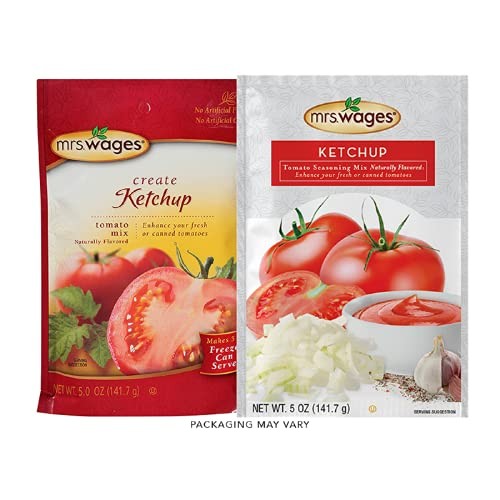 Mrs. Wages Ketchup Mix, 5 Oz Packet Pack Of 6 Mrs. Wages Ketchup Mix, 5 Oz Packet Pack Of 6