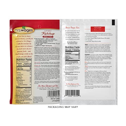 Mrs. Wages Ketchup Mix, 5 Oz Packet Pack Of 6 Mrs. Wages Ketchup Mix, 5 Oz Packet Pack Of 6