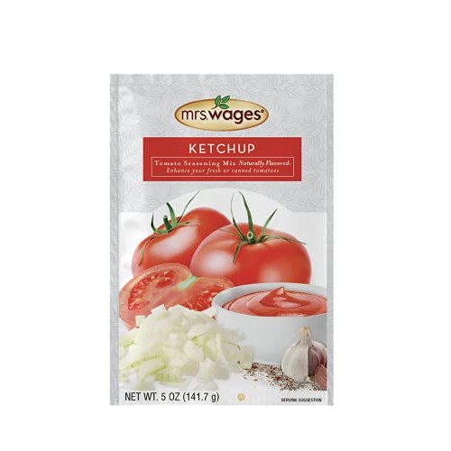 Mrs. Wages Ketchup Mix, 5 Oz Packet Pack Of 6 Mrs. Wages Ketchup Mix, 5 Oz Packet Pack Of 6