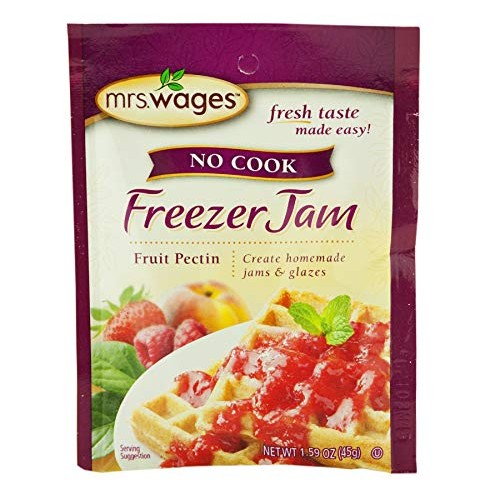 Mrs. Wages No Cook Freezer Jam Fruit Pectin- Four 1.59 Oz. Packets