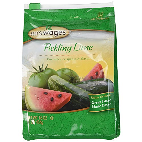 Mrs. Wages Pickling Lime Seasoning 2-Resealable Bags, 1 Pound E