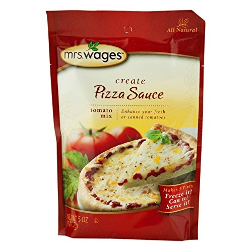 Mrs. Wages Pizza Sauce Tomato Seasoning Mix, 5 Oz. Pouch Pack O