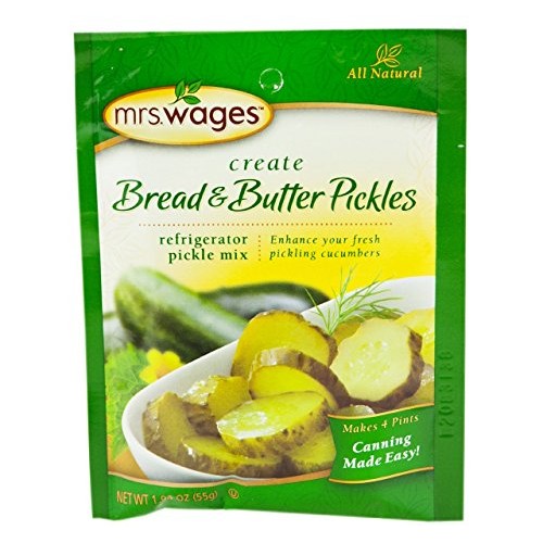 Mrs. Wages Refrigerator Bread &Amp; Butter Pickle Seasoning Mix, 1.9