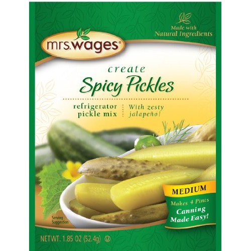 Mrs. Wages Refrigerator Medium Spicy Pickle Mix Value Case Of S