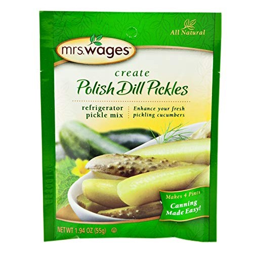 Mrs. Wages Refrigerator Pickle Seasoning Mix- Two 1.94Oz. Packs