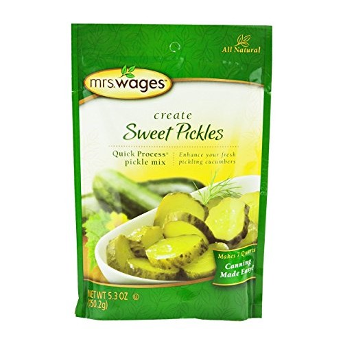 Mrs. Wages Sweet Pickle Canning Seasoning Mix, 5.3 Oz. Pouch Pa