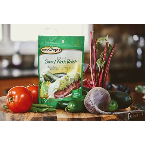 Mrs. Wages Sweet Pickle Relish Quick Process Mix Value Pack Of 12