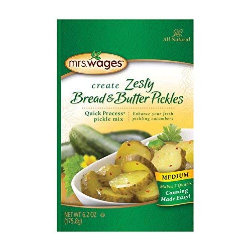 Mrs. Wages Zesty Bread &Amp; Butter Pickle Mix, 6.2 Oz Pack Of 3