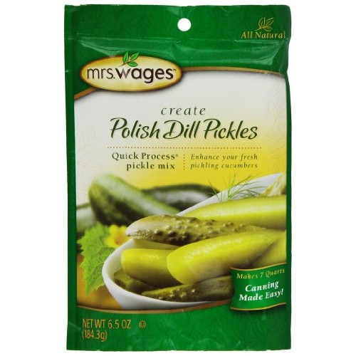 Mrs. Wages Polish Dill, 6.50-Ounce Packets Pack Of 6