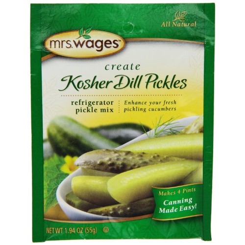 Mrs. Wages Kosher Refrigerator, 1.9-Ounce Pouches Pack Of 12