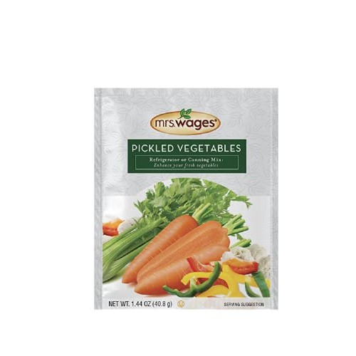 Mrs. Wages Pickled Vegetables, 1.4-Ounce Pouches Pack Of 12