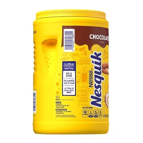 Nesquik Chocolate Powder Drink Mix 44.9 oz. 2.81 lb | Made wit...
